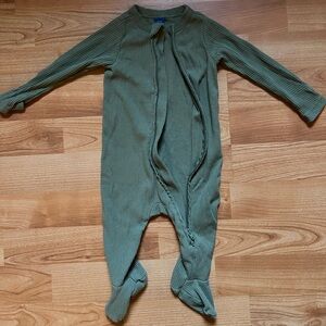 Olive Green Old Navy Footed Sleeper